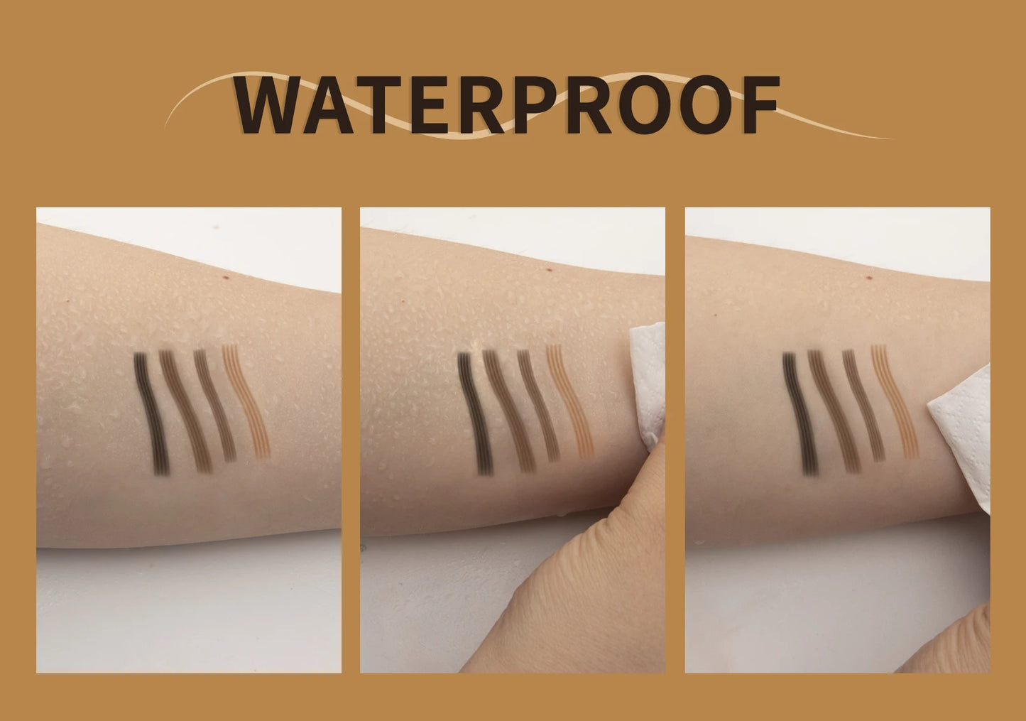 4 Point Eyebrow Pencil Waterproof Liquid Eyebrow Pen Eyeliner Makeup Long Lasting Brow Pen Black Eye Tattoo Cosmetics