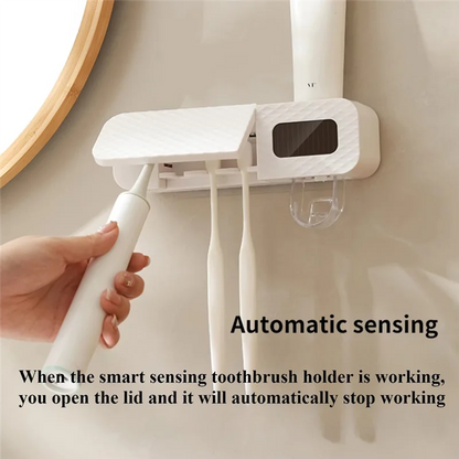 Smart UV Toothbrush Sterilizer & Dispenser