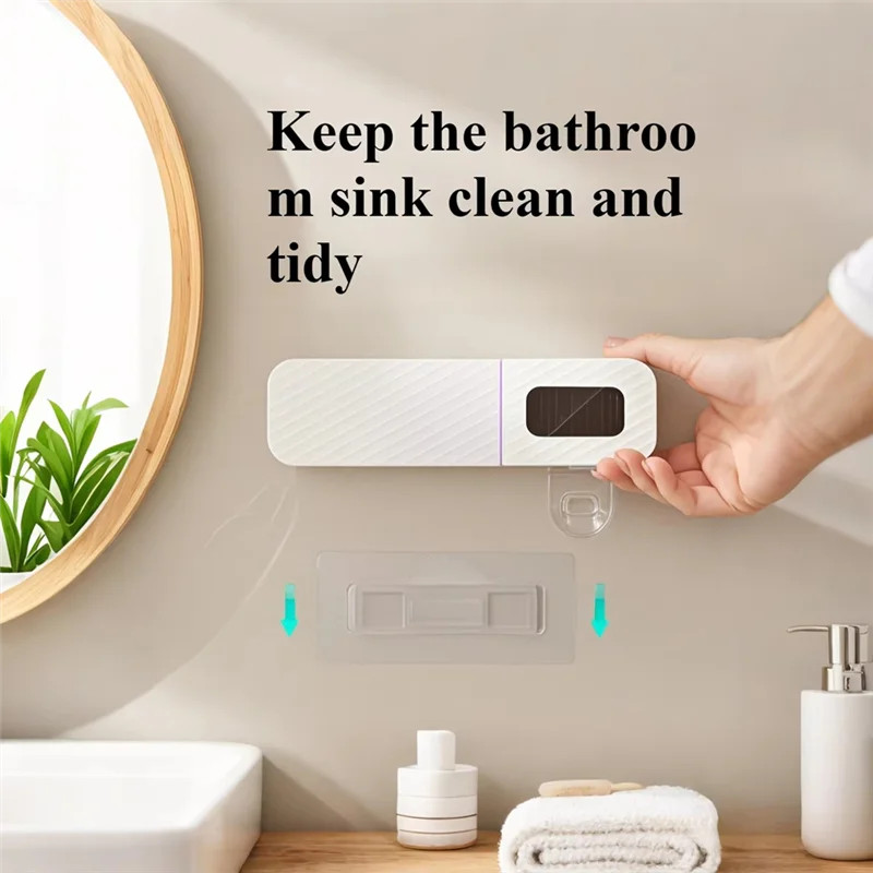 Smart UV Toothbrush Sterilizer & Dispenser